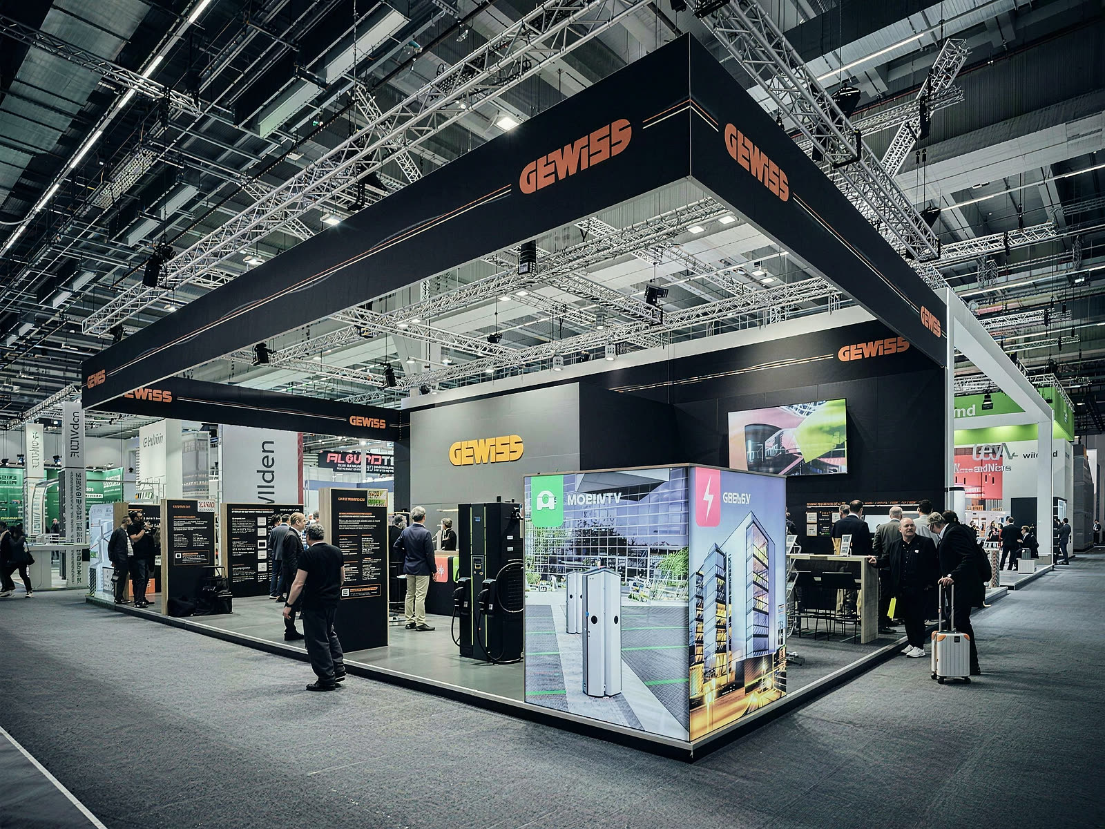 Messestand einer Lichtmesse, Foto von VYSUALIZED
