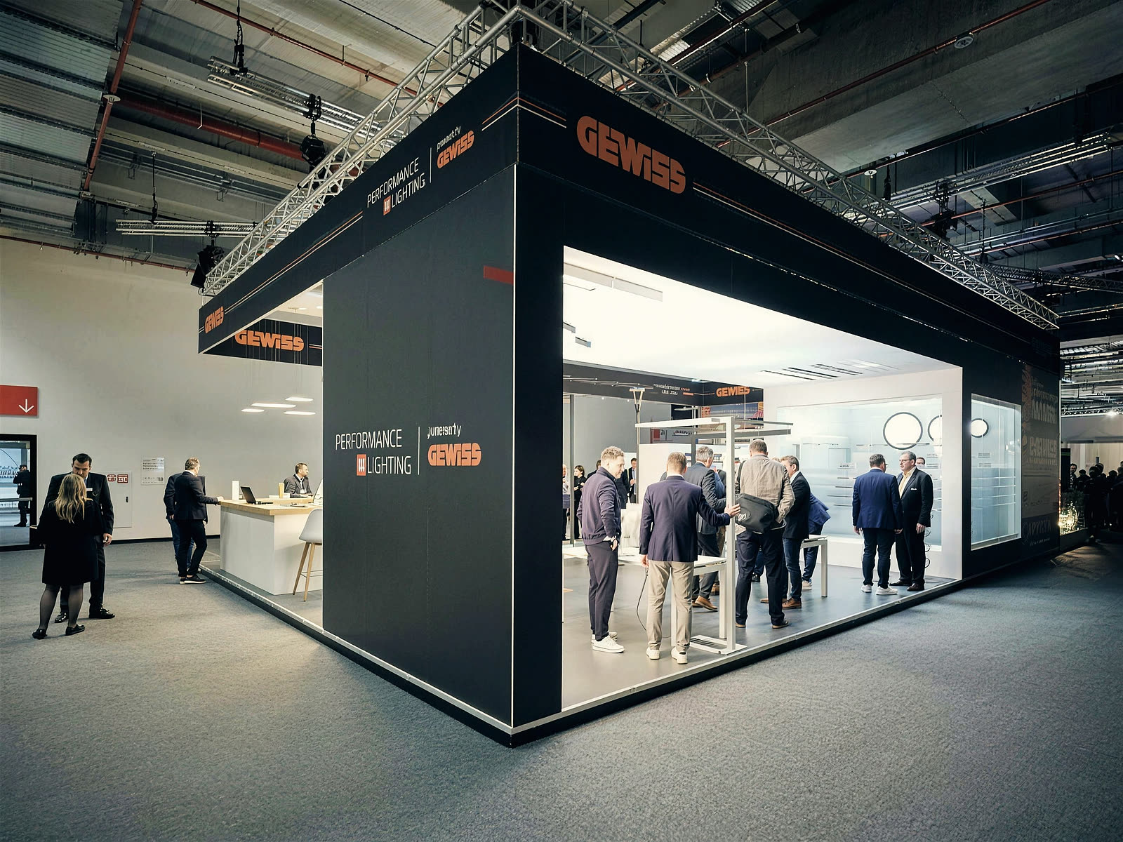Messestand einer Lichtmesse, Foto von VYSUALIZED