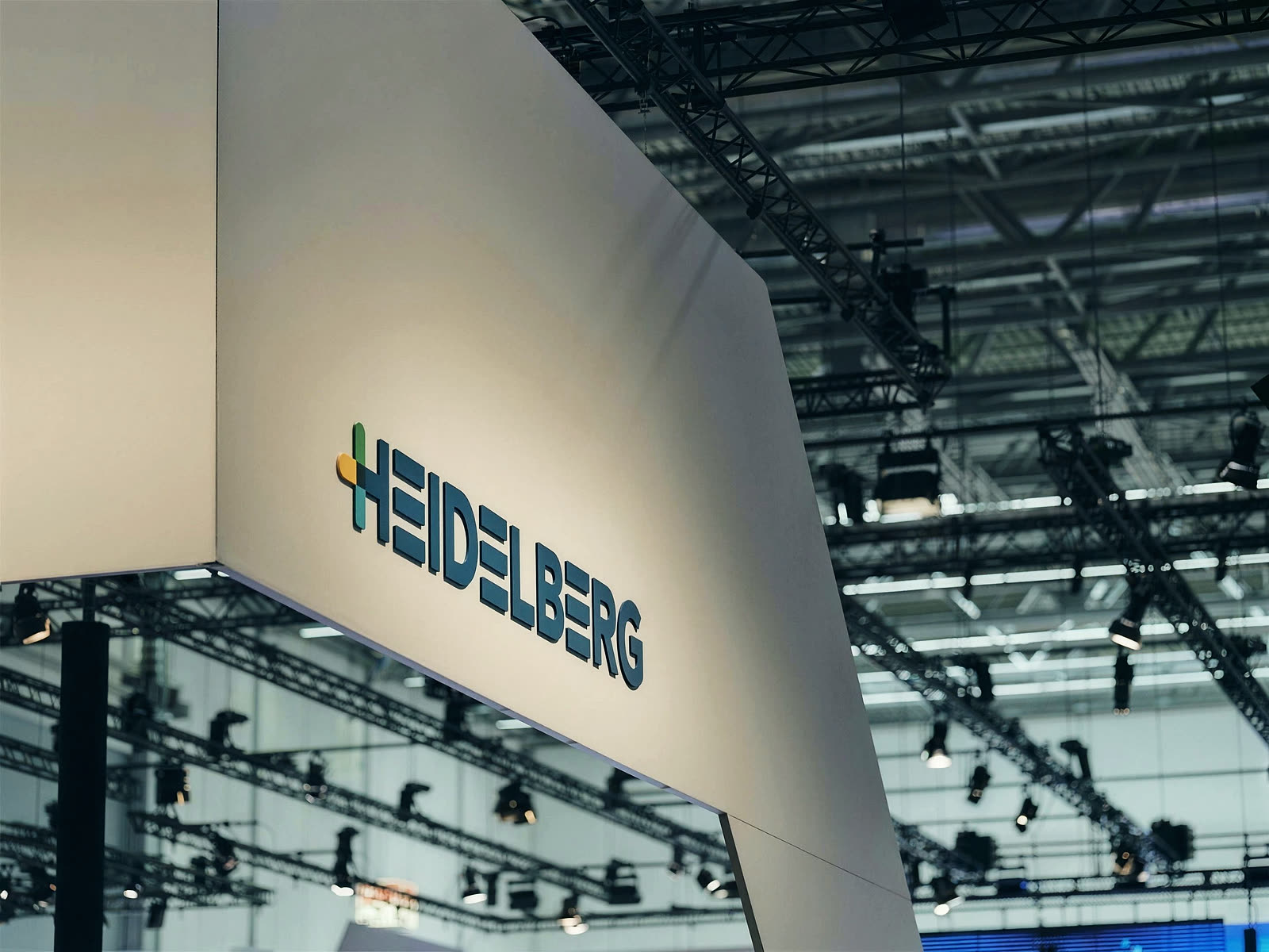 Messestand und Pressekonferenz auf der Druckmesse, Foto von VYSUALIZED