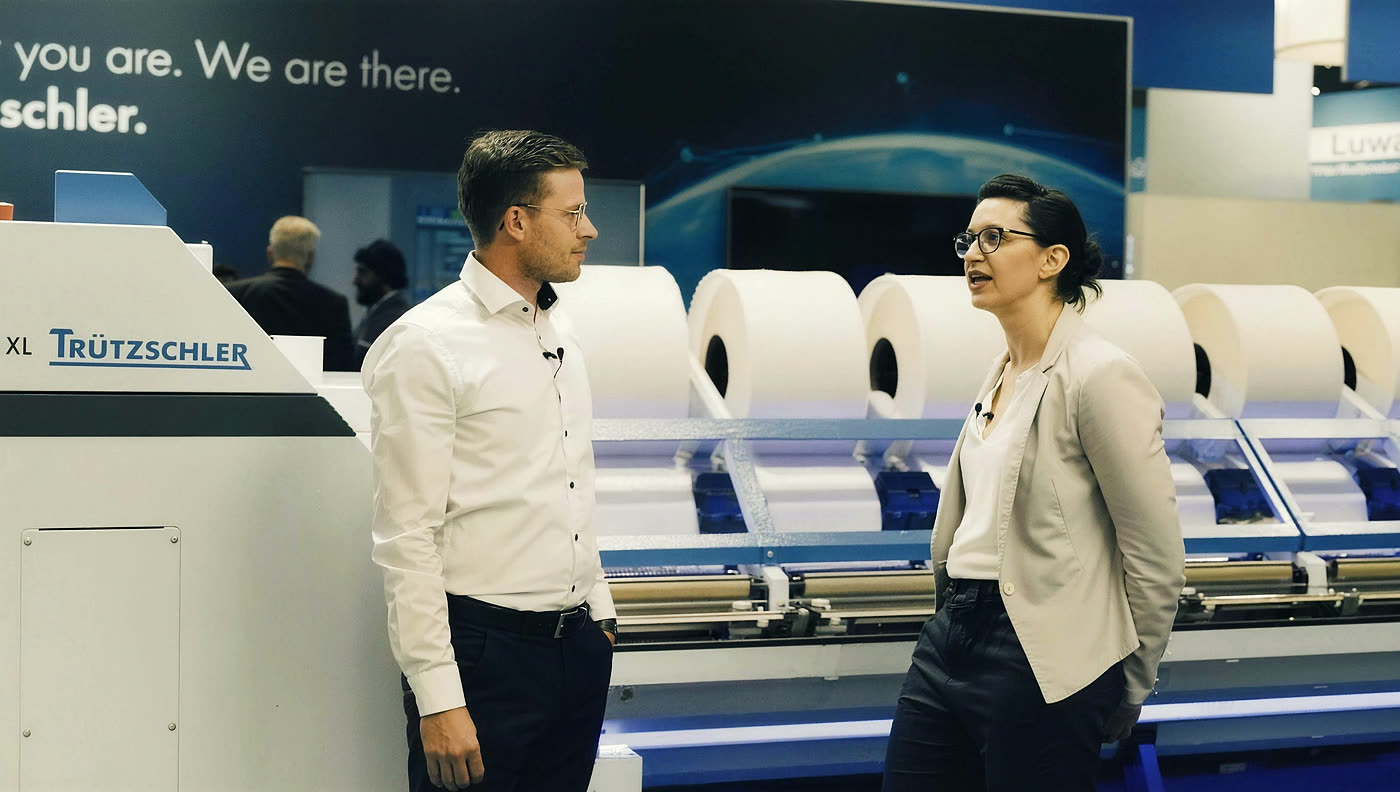 Messestand einer Textilmaschinen-Messe, Aftermovie