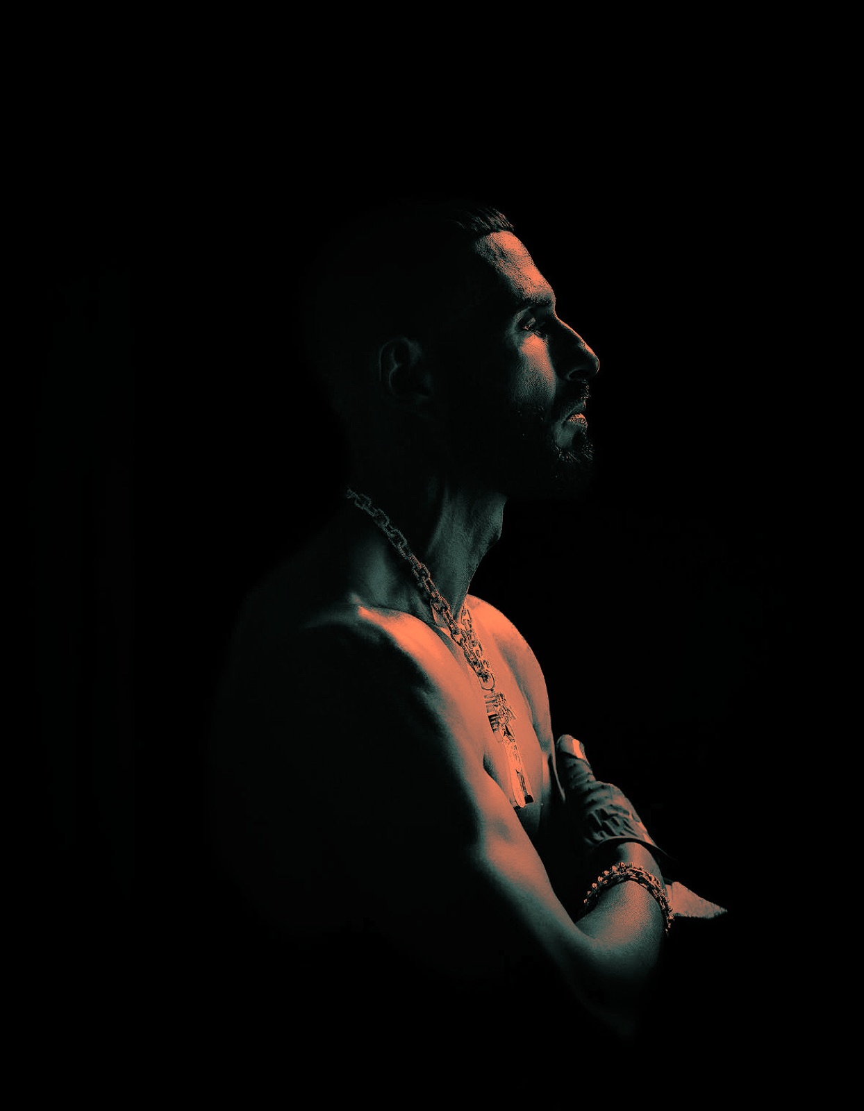 Starporträt des Rappers Shindy